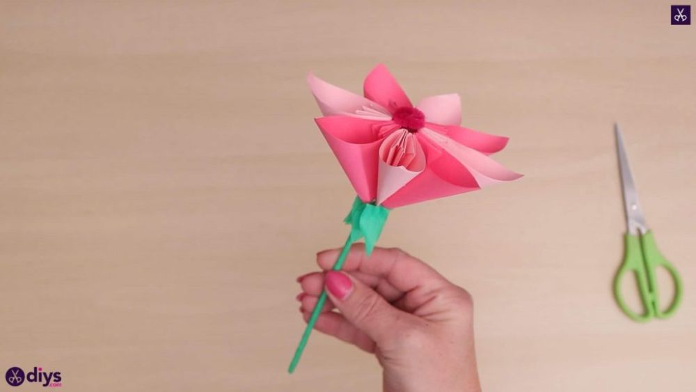 Diy 3d paper flower