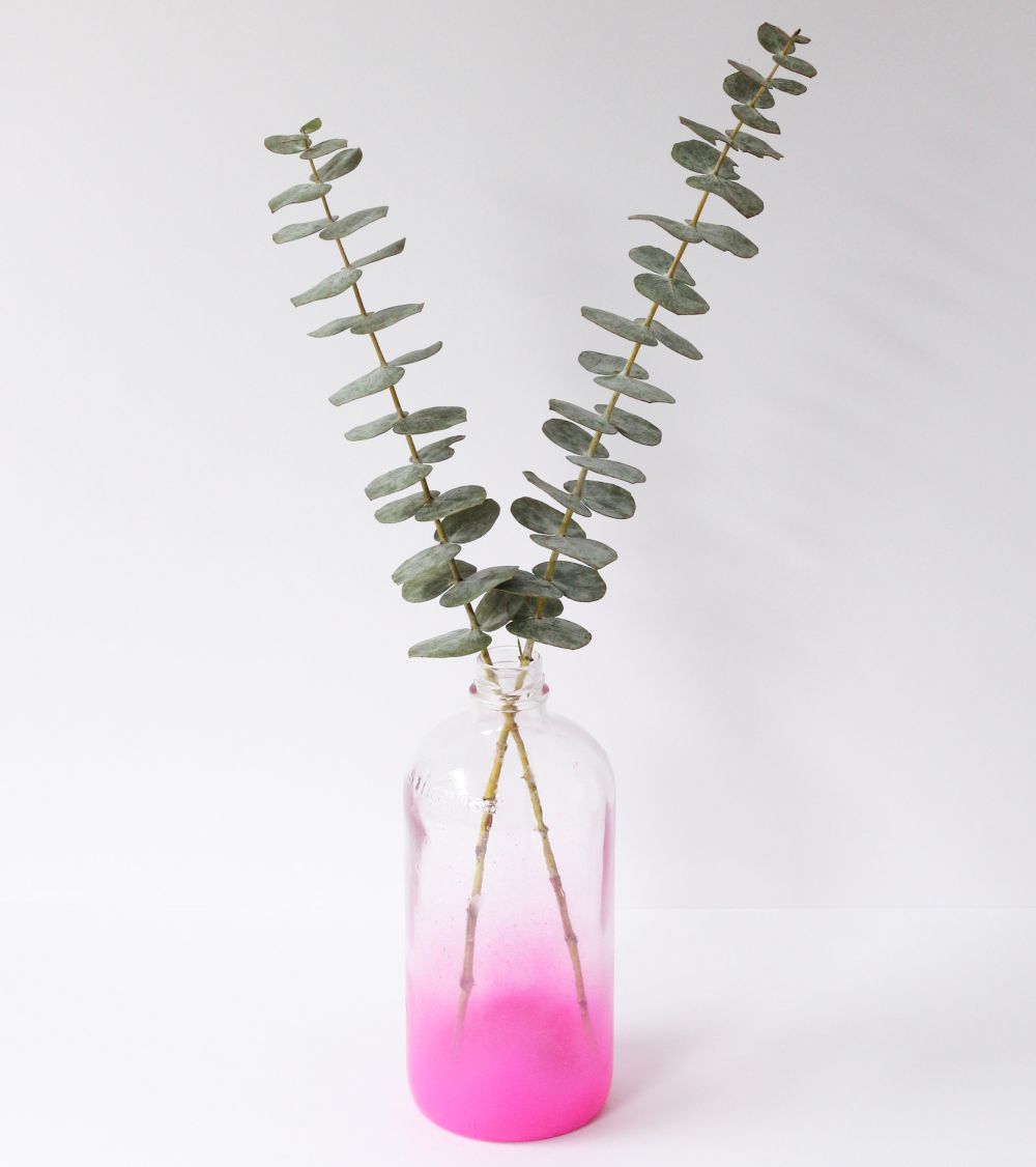 Diy vase ombre