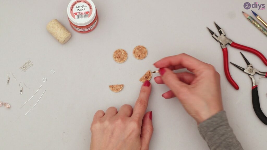 Diy wine cork earring (6)