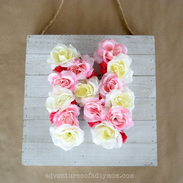 Flower letter monogram