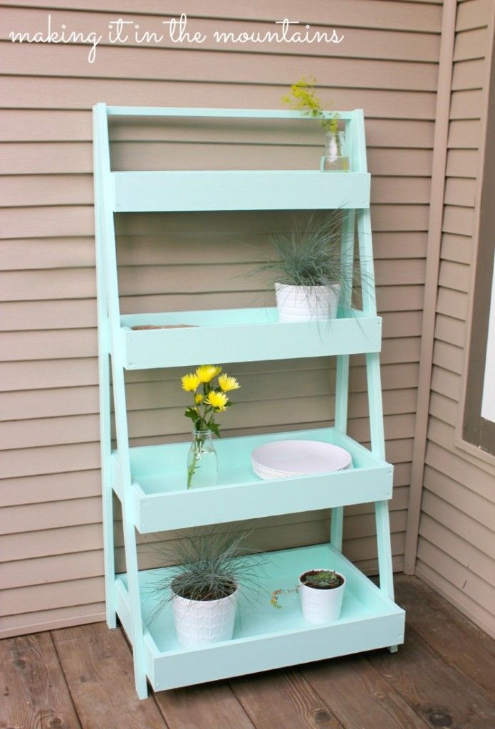 Ladder shelf