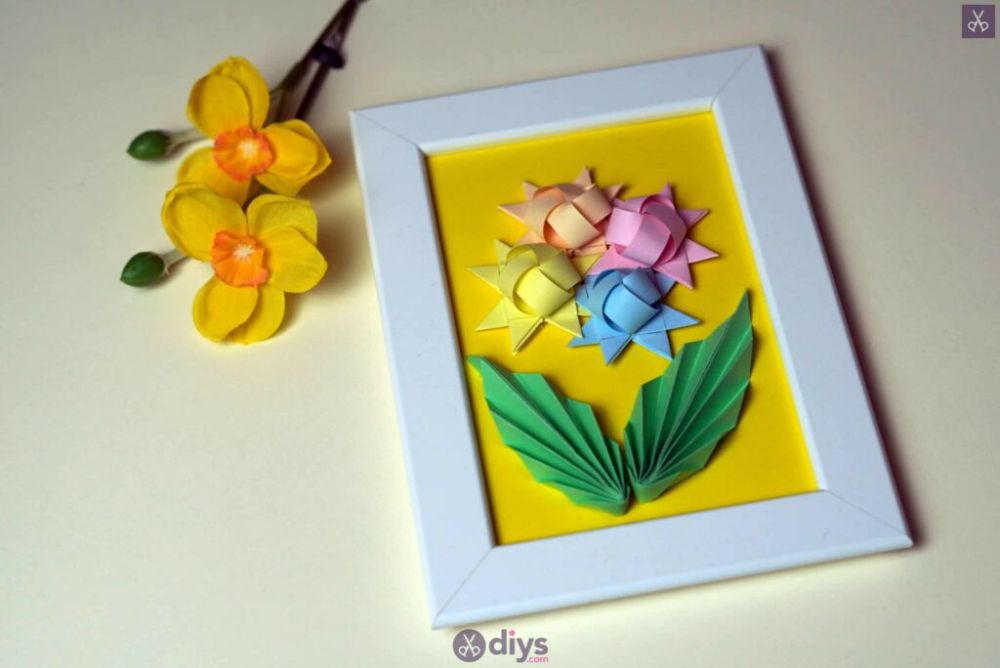 Origami flower art